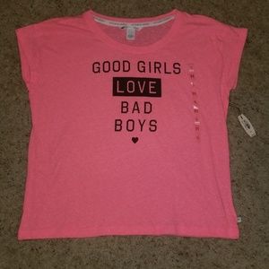 NWT VS Pink Short Sleeve Tee